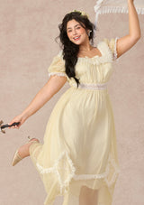 Curve&Plus Yellow Kite Dress