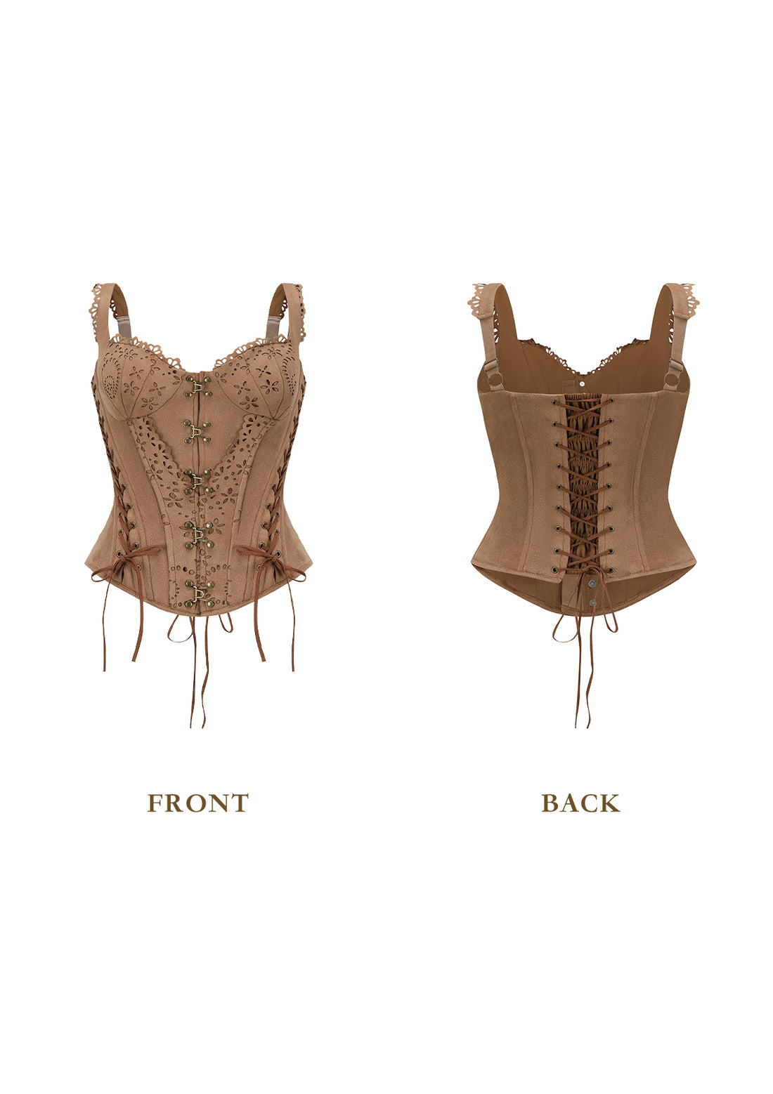 Chocolina Suede Corset