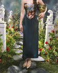 Firenze Green Midi Skirt
