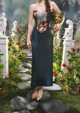 Firenze Green Midi Skirt