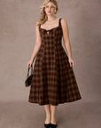 Curve&Plus Tartan Majesty Maxi Dress