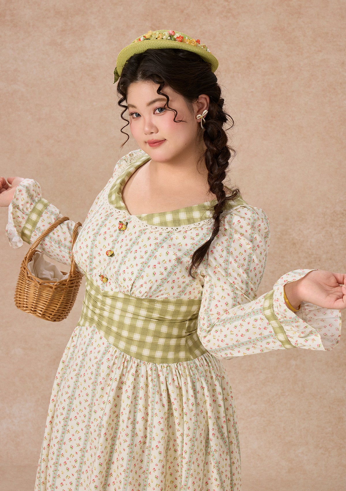 Curve & Plus Windsor Gardens Dress