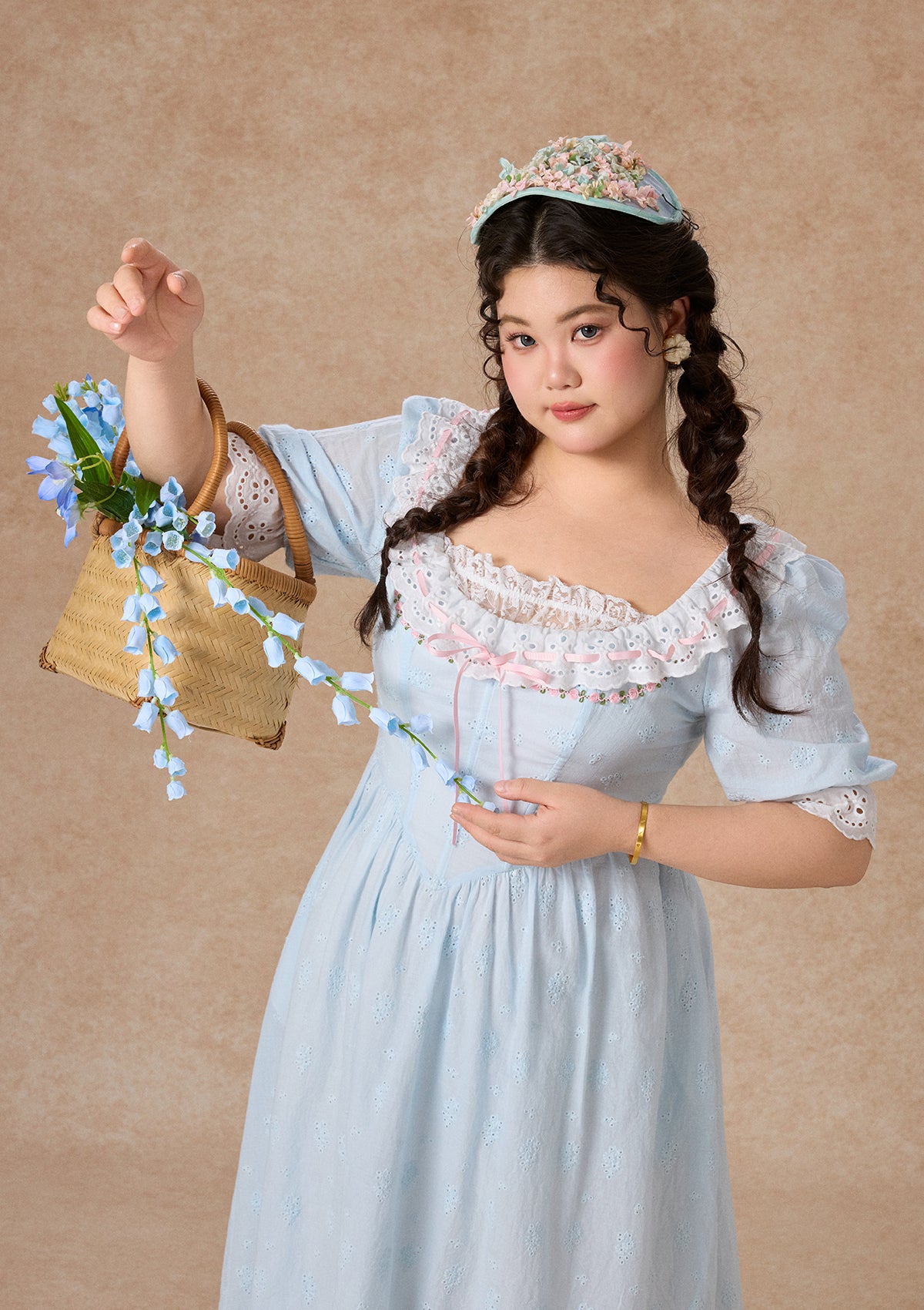 Curve & Plus Mary's Morning Light Corset Dress