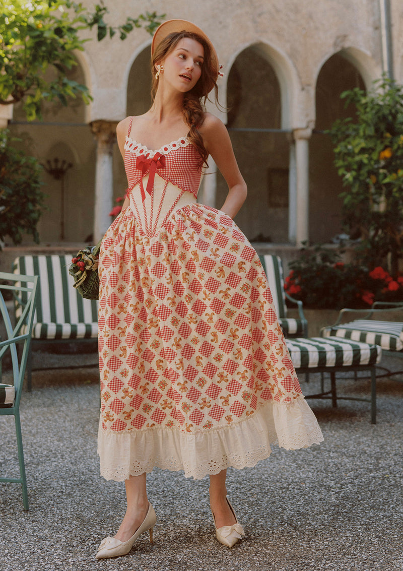 Picnic with Teddy Dress (Long)