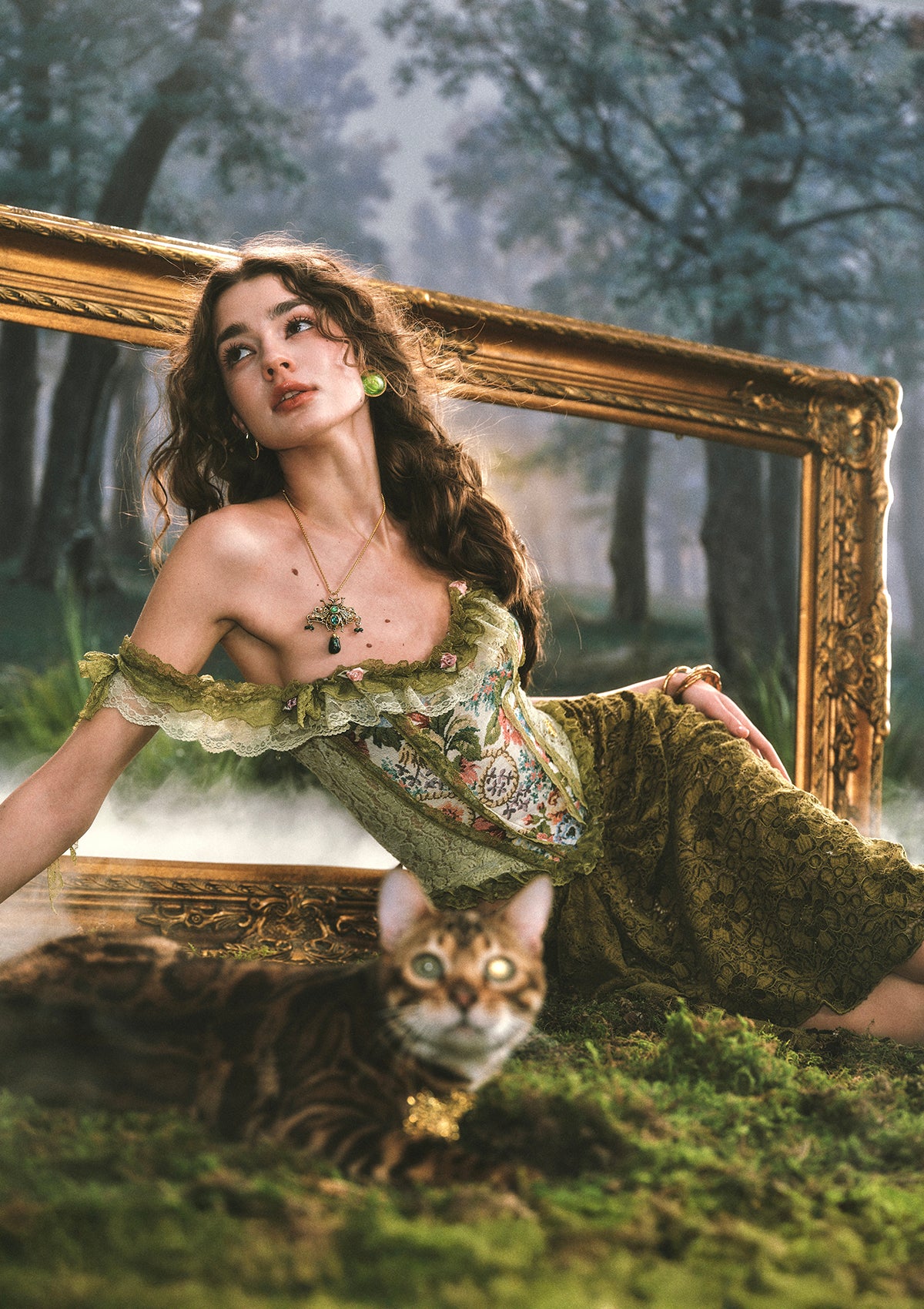 Forest Elf Princess Corset