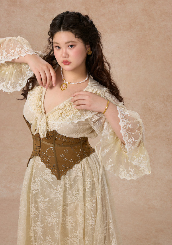 Curve&Plus Suede Corset (underbust)