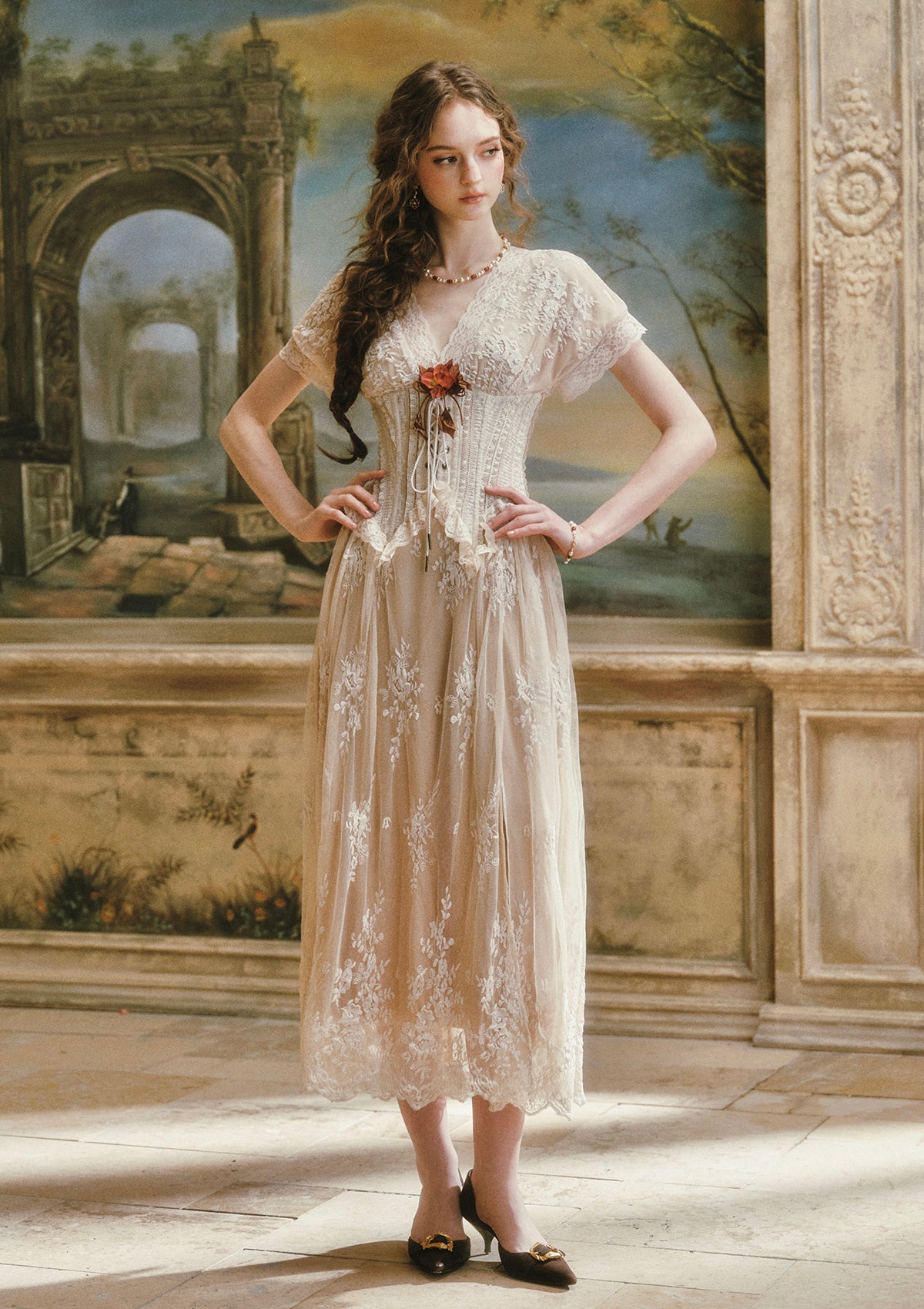 Wild Thorn Rose Corset Dress