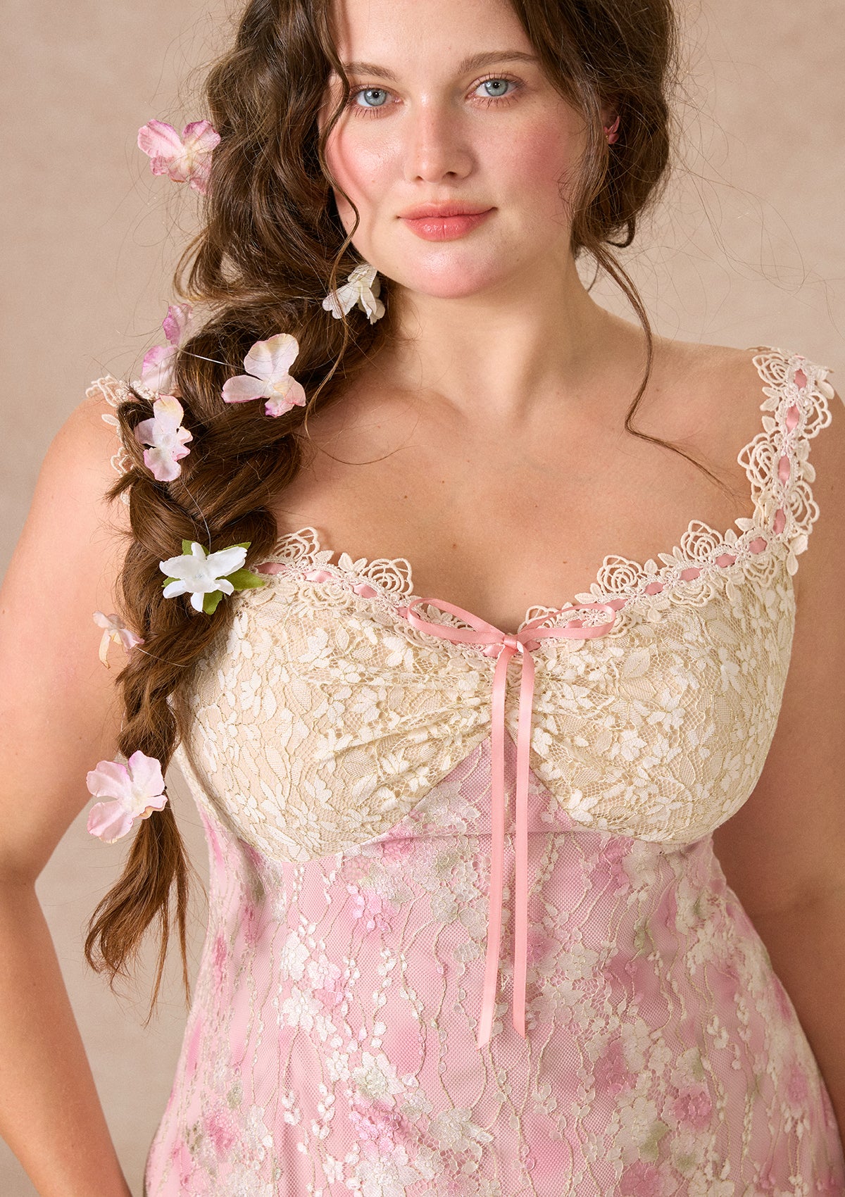 Curve&Plus Floral Vine Fairy Shoes Dress