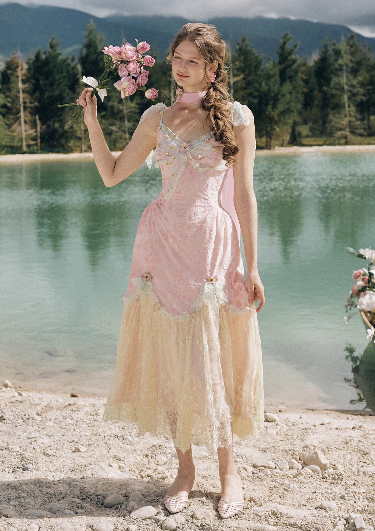Coral Oz Dress