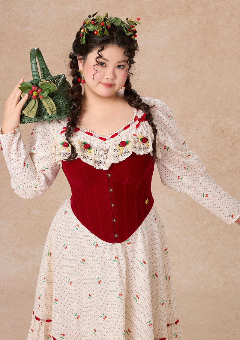 Curve & Plus Cherry Bite Corset