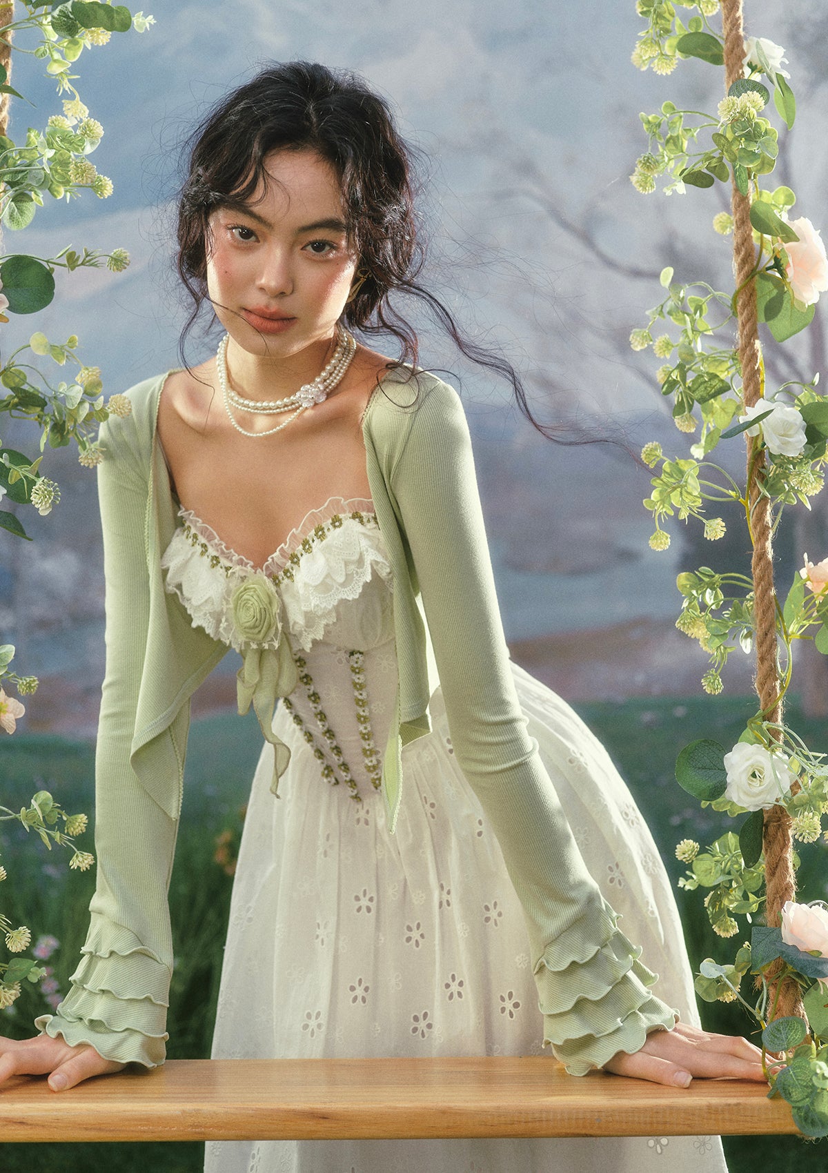 Mint in Season Corset Dress