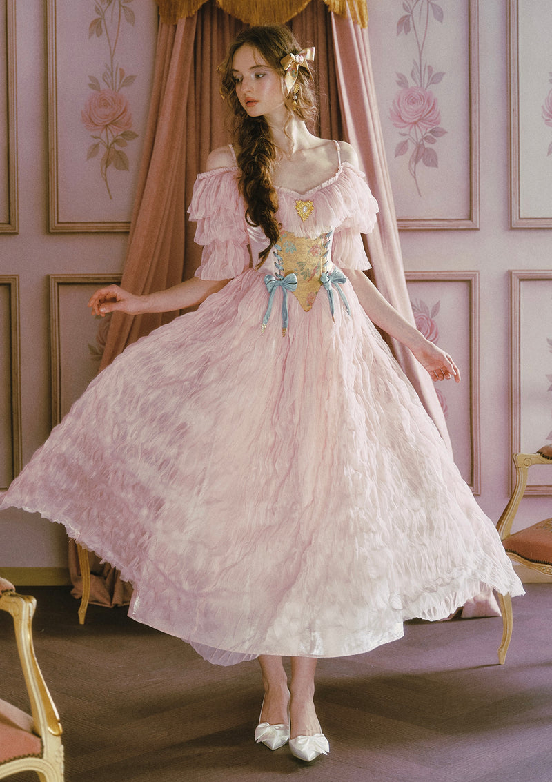 Embroidered Princess Corset Dress Embroidered Princess Corset Dress