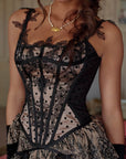 Black Secret Fan Corset