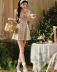 Meadow Vine Corset Dress (Short)
