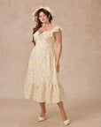 Curve&Plus Honey Tea Garden Dress