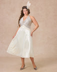 Curve&Plus Silver Light Serenade Dress