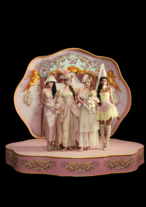 Blush-Gold Era: Crowning Glory Gown
