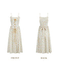 Misty Tangerine Grove Corset Dress