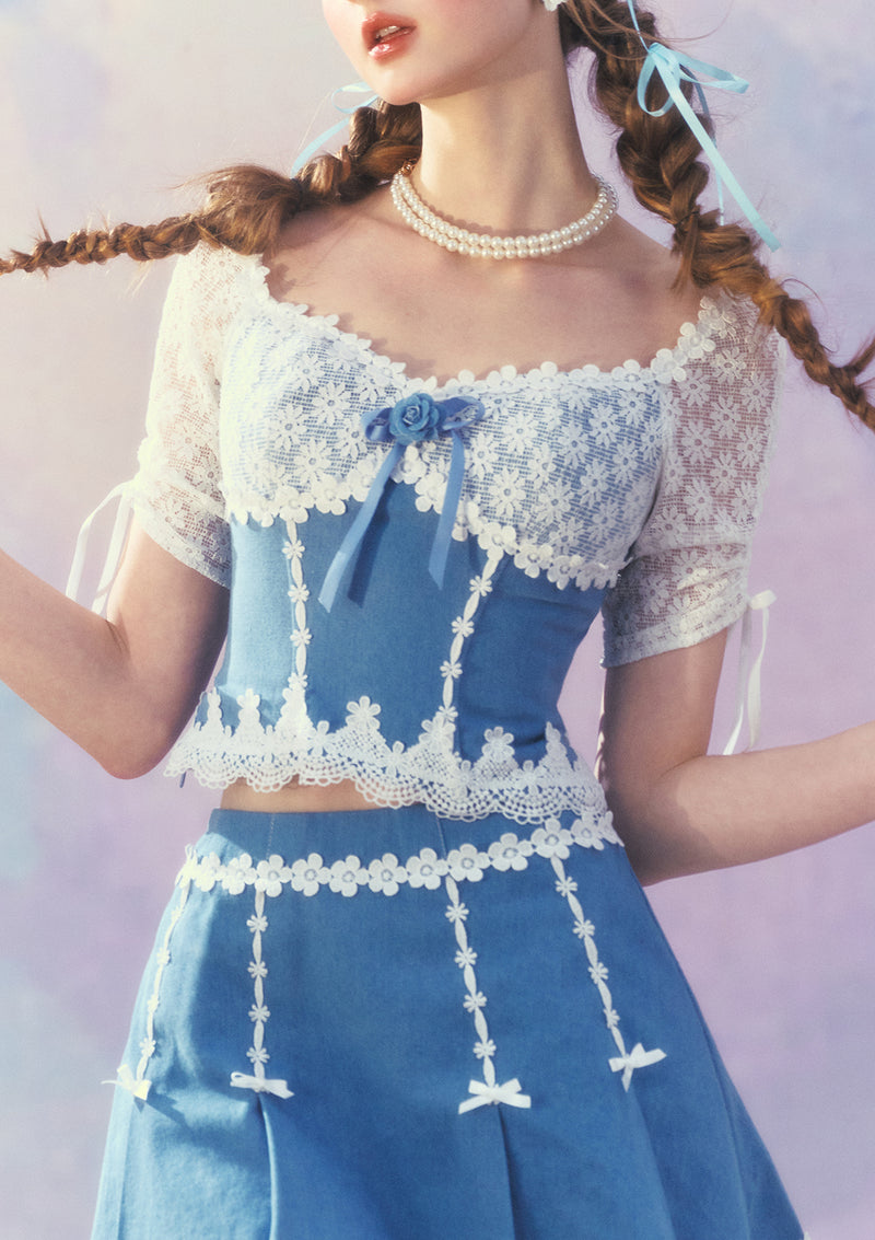 Dream Blue Coast Corset