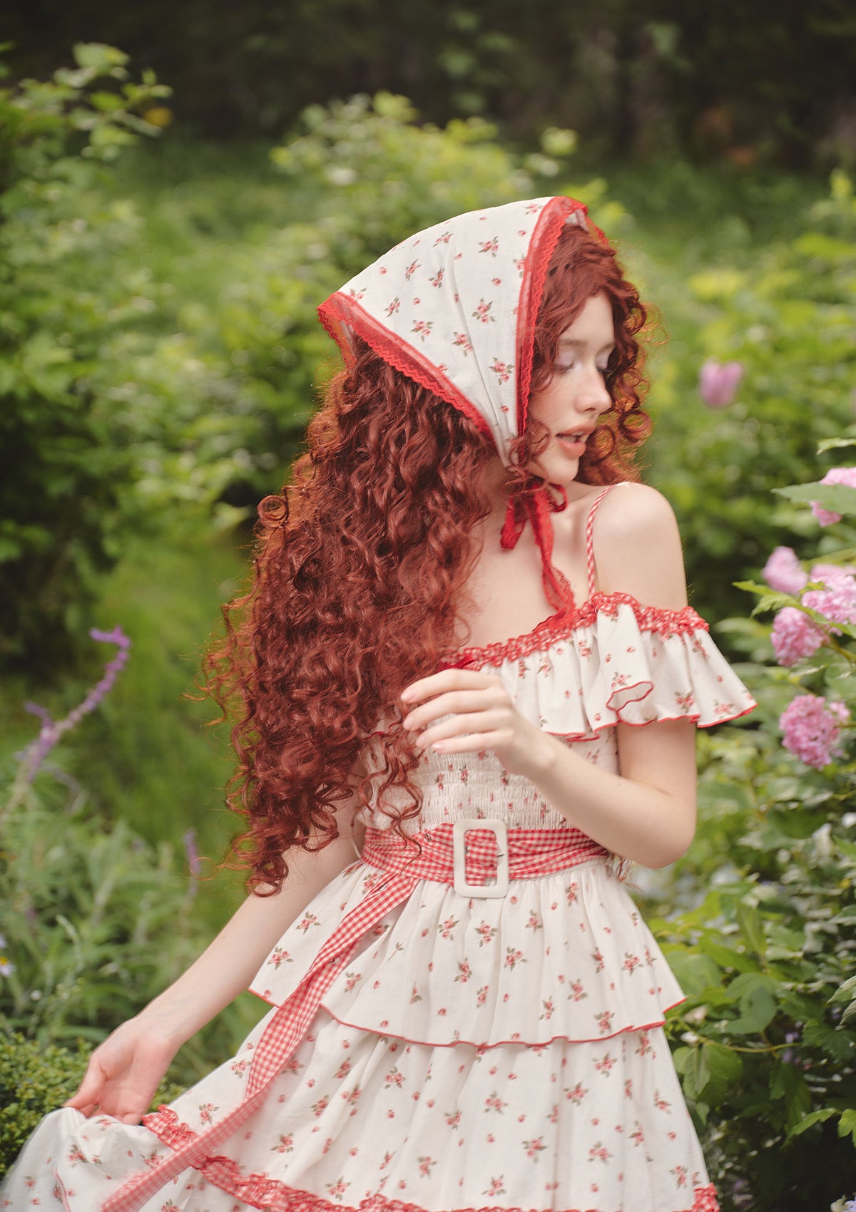Red Hood Maiden Dress M