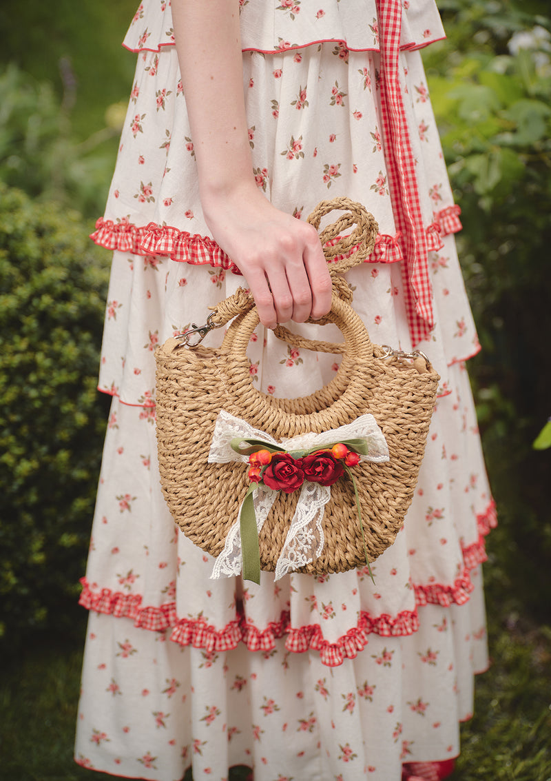 The Little Red Rose Bag