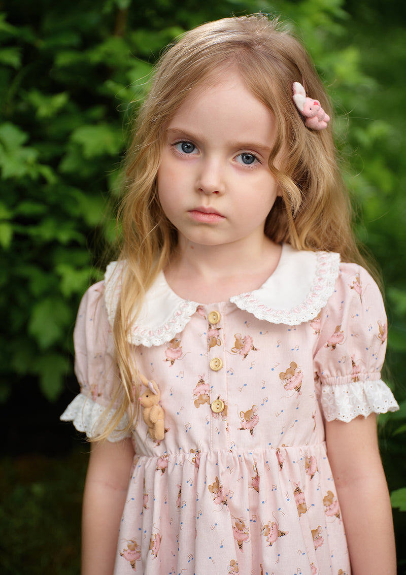 Toddler Girl Ballet Mouse Party Dress Toddler Girl Ballet Mouse Party Dress