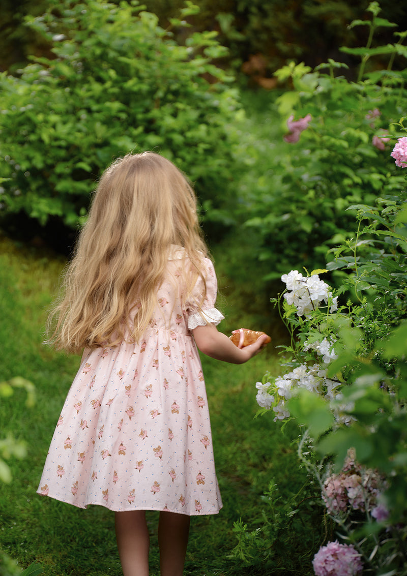 toddler party dress Baby Girl Blue Princess Birthday The Priscilla dress also features a back Cute Baby Girls Flower Formal