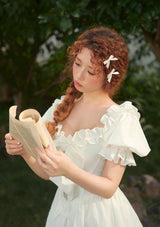 "Pure White" Coral Island Corset Dress