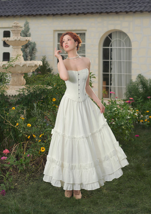 "Pure White" St. Agnes Corset