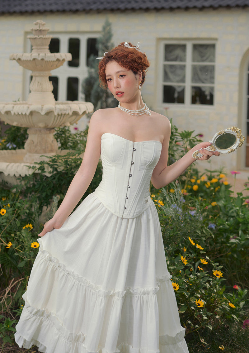 "Pure White" Cynthia Skirt