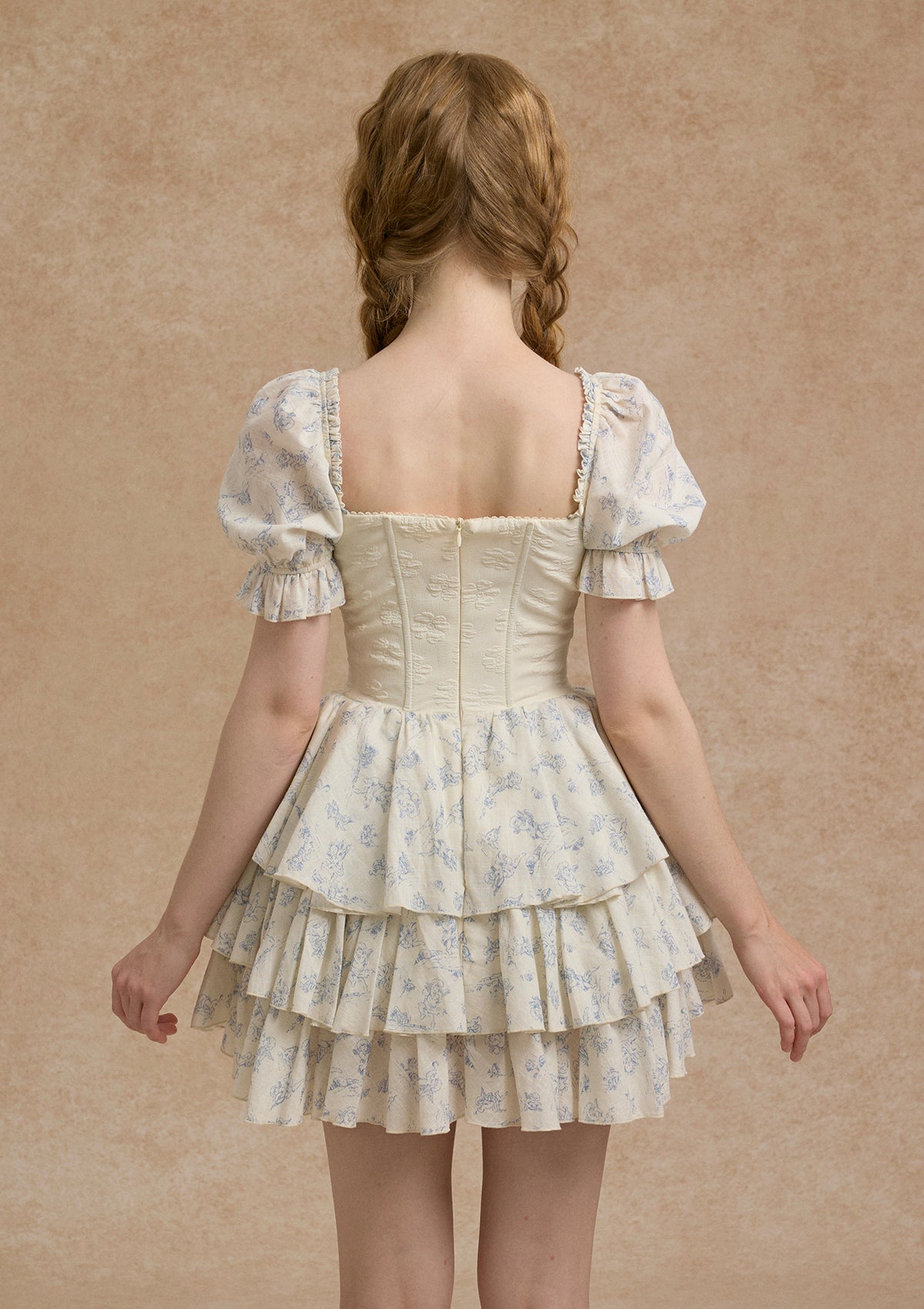 short sleeve corset dress Blue Dollhouse Dress(Short) %0D%0A*%20Pay%20special%20attention%20on%20measurements%20to%20ensure%20proper%20fit For Love & Lemons new-in-20-24 Size:sm