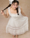 Curve & Plus "Pure White" Garnet Corset Dress