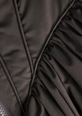 Black&White Warrior Down Coat (Black)