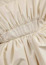 Black&White Warrior Down Coat (White)