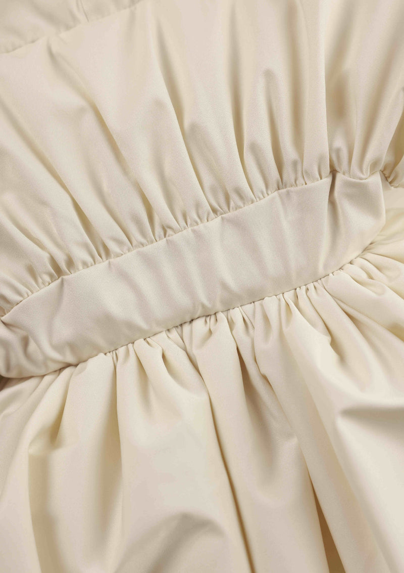 Black&White Warrior Down Coat (White)