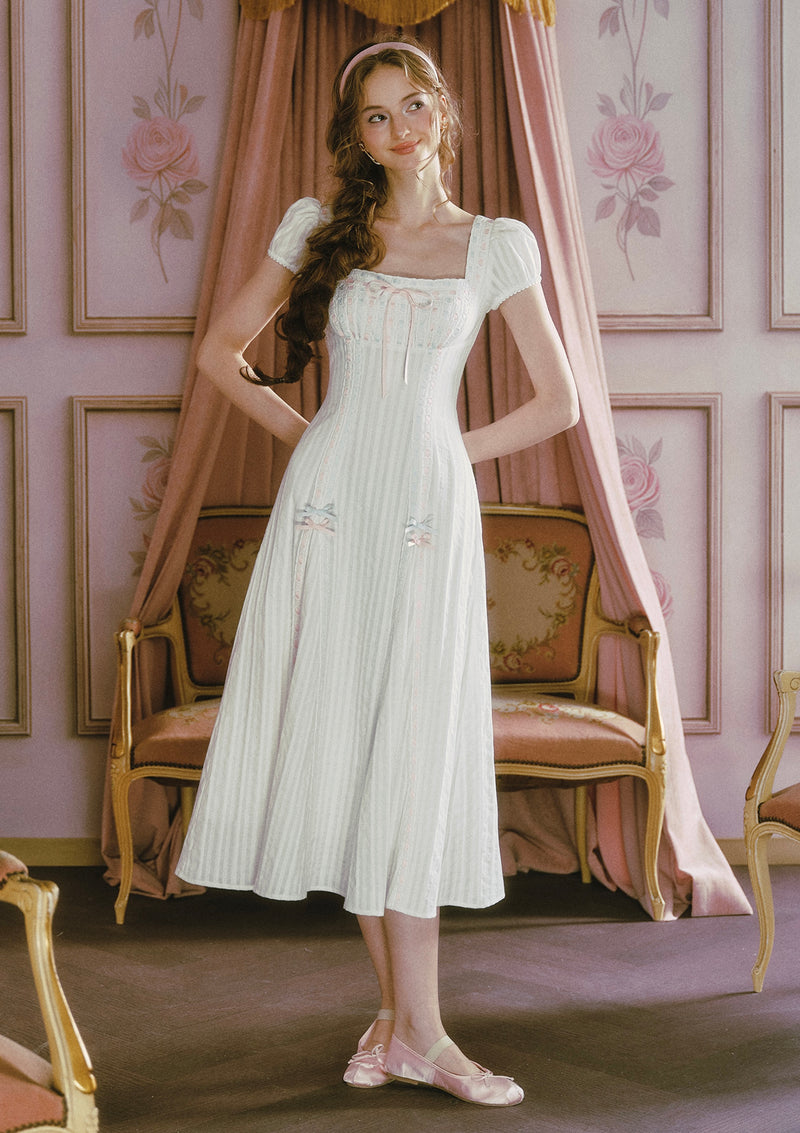 Cream Frost Shave Ice Dress (Long) In-stock / S Cream Frost Shave Ice Dress (Long) In-stock / S