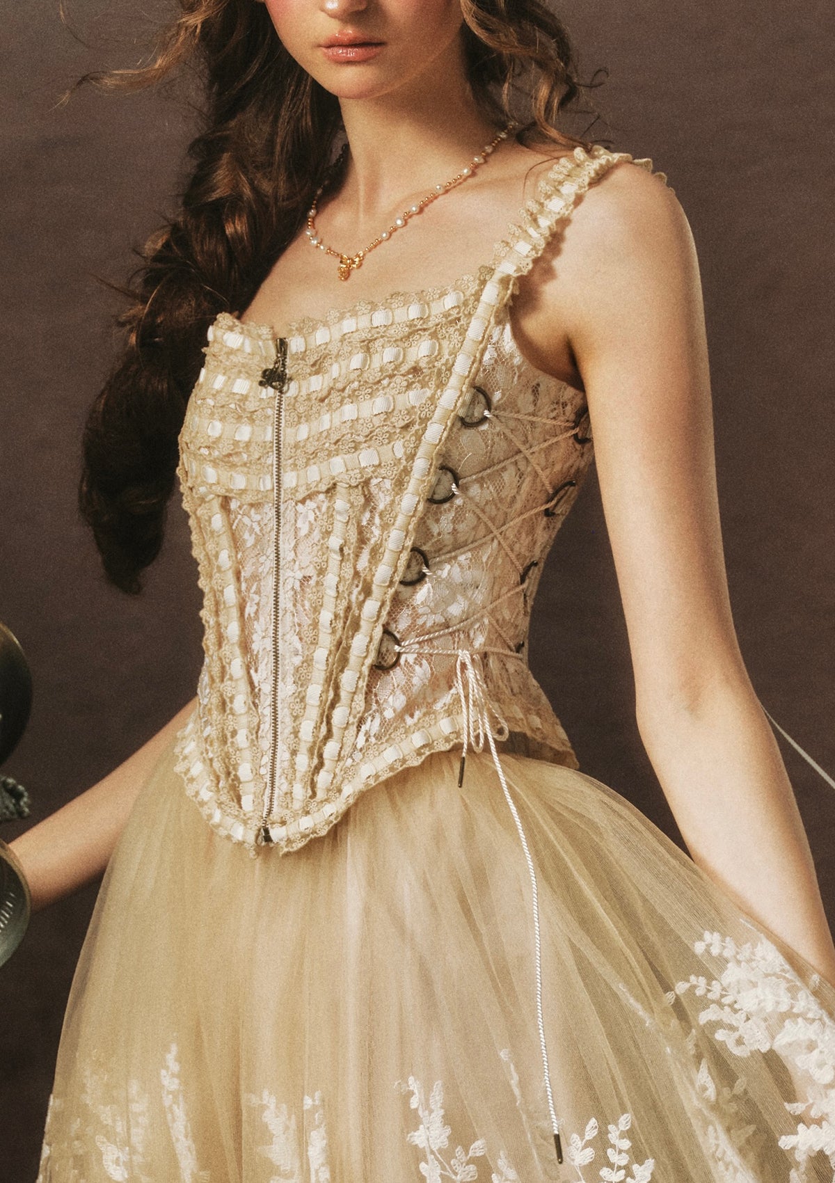 Holy Golden Chalice Corset