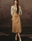 Candlelight Golden Butterfly Dress