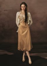 Candlelight Golden Butterfly Dress