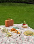 Spring Garden Floral Picnic Blanket