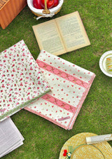 Spring Garden Floral Picnic Blanket