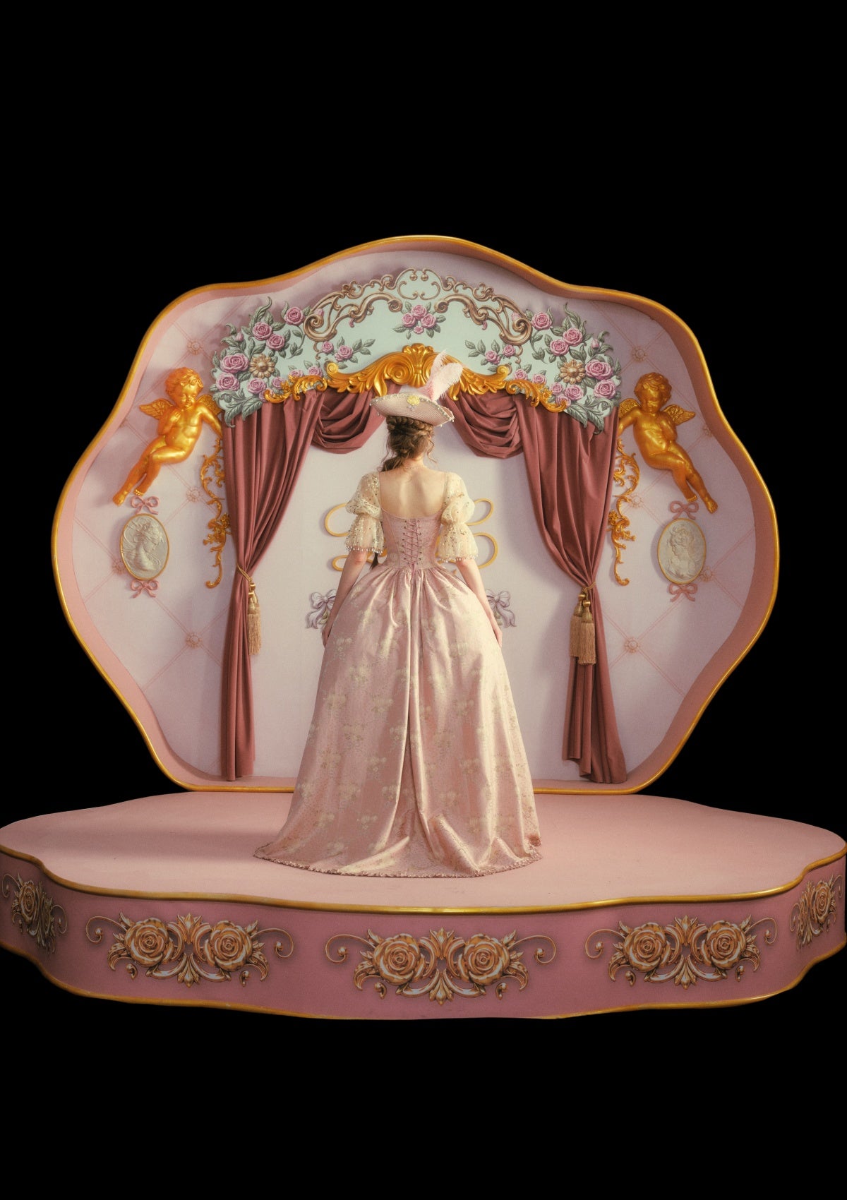 Blush-Gold Era: Crowning Glory Gown