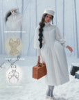 Warrior II Down Puffer Coat — White