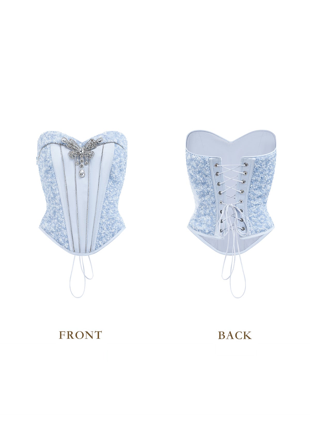Moonlit Coral Corset