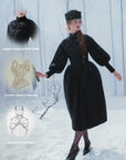 Warrior II Down Puffer Coat — Black