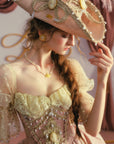 Blush-Gold Era: Crowning Glory Gown