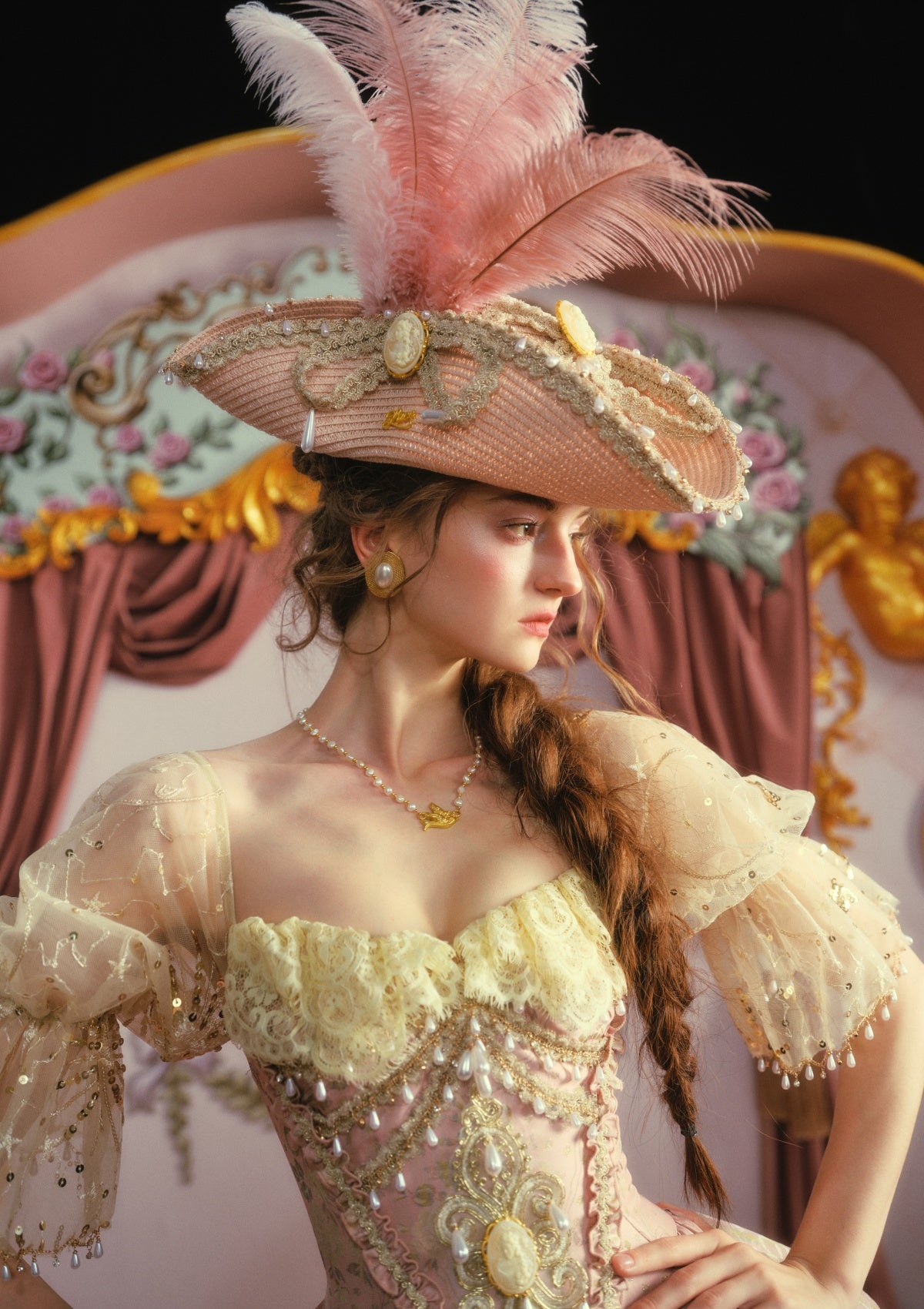 Blush-Gold Era: Crowning Glory Gown
