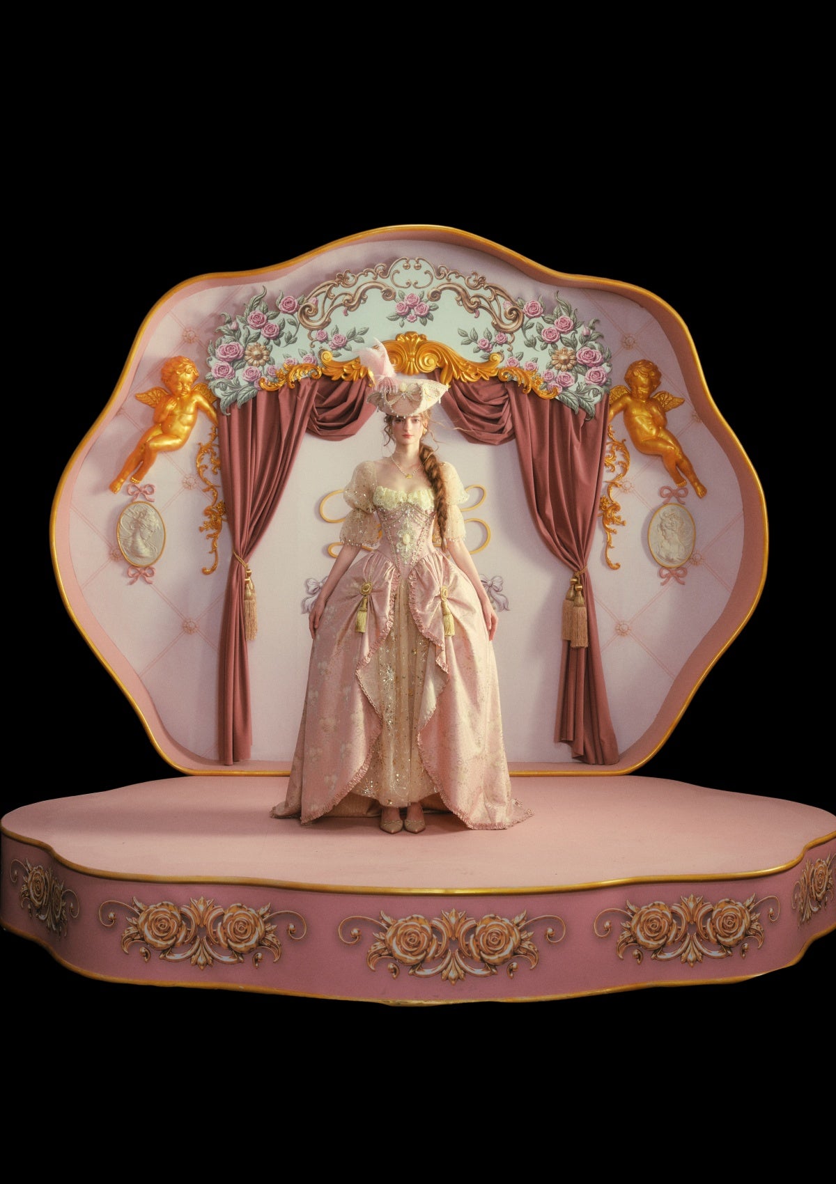 Blush-Gold Era: Crowning Glory Gown