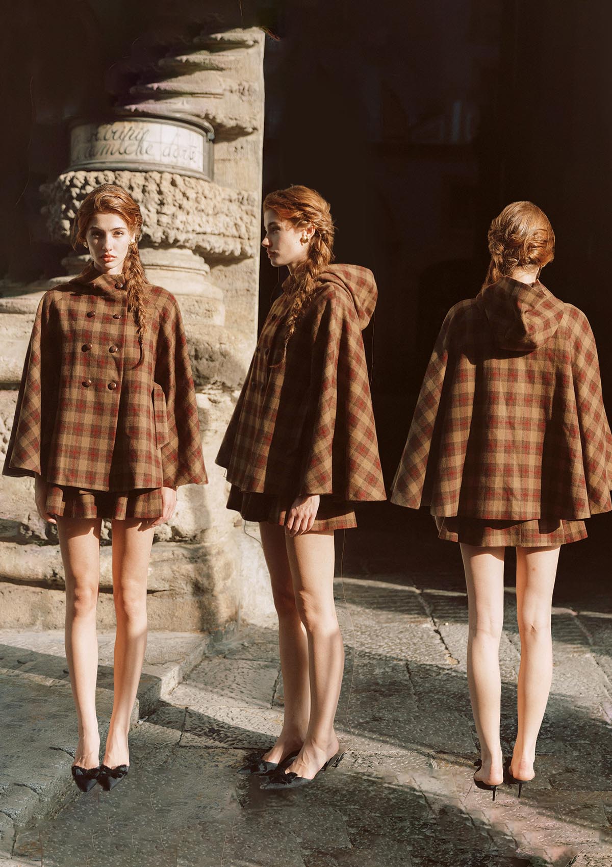 Tartan Majesty Cape Coat