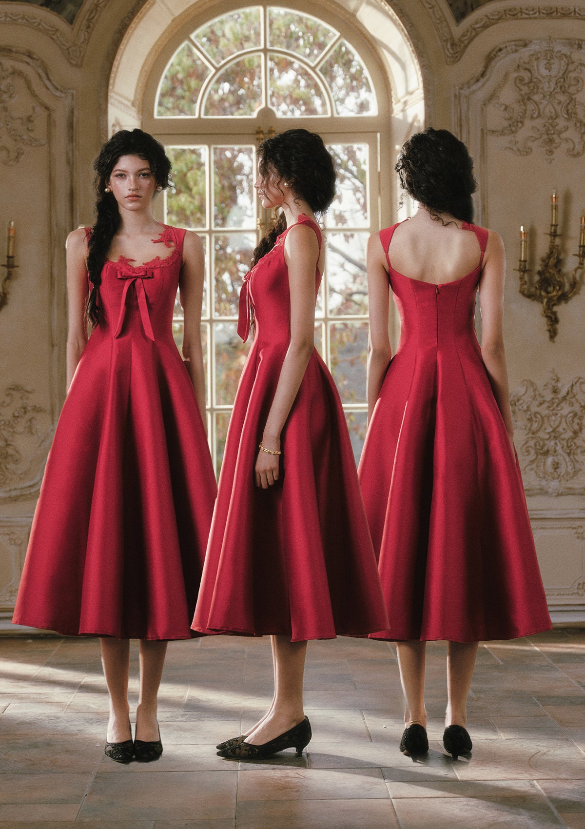 Castle Vow Dress （Red）